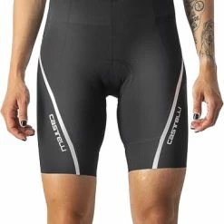 Castelli Velocissima 3 Cykelbukser Damer, Sort/sølv