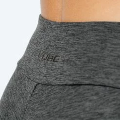 Cube ATX Beskårne Strømpebukser Damer, Grå -Trollkids Salg cube atx cropped tights women grey melange 4