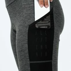 Cube ATX Beskårne Strømpebukser Damer, Grå -Trollkids Salg cube atx cropped tights women grey melange 5
