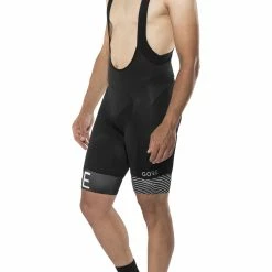 GOREWEAR C5 Optiline Bib Shorts+ Herrer, Sort/rød -Trollkids Salg gore wear c5 optiline bib shorts men black white 1 1