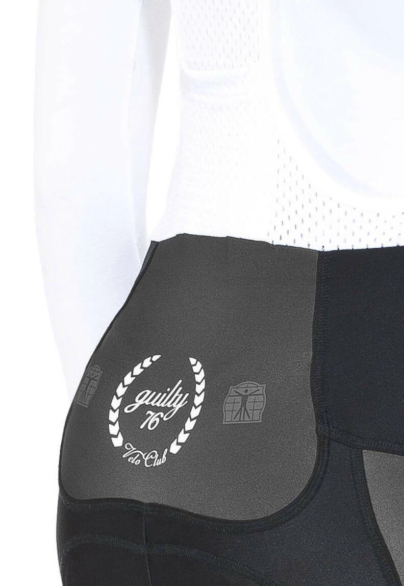 Guilty 76 Racing Velo Club Pro Race Bibshorts Damer, Sort 8 Guilty 76 Racing Velo Club Pro Race Bibshorts Damer, Sort - Billede 6