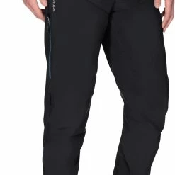 VAUDE Qimsa II S/S+L/S Bukser Herrer, Sort
