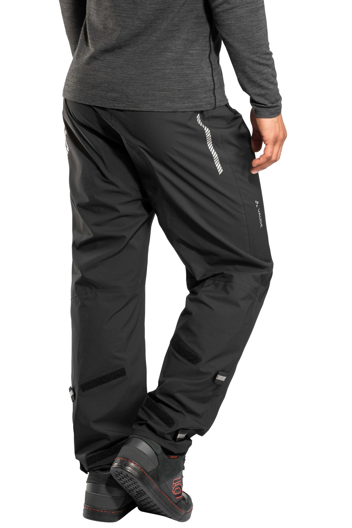 VAUDE Vatten Bukser Herrer, Sort 4 VAUDE Vatten Bukser Herrer, Sort - Billede 2