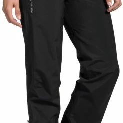 VAUDE Yaras III Regnbukser Damer, Sort -Trollkids Salg vaude yaras iii rain pants women black 3