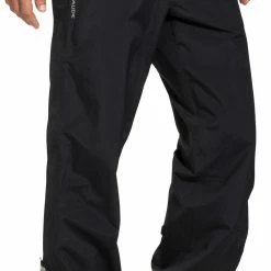 VAUDE Yaras III Regnbukser Herrer, Sort -Trollkids Salg vaude yaras iii rain zip pants men black 3
